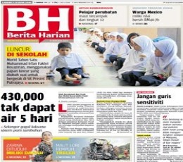 Read Todays Berita Harian Epaper