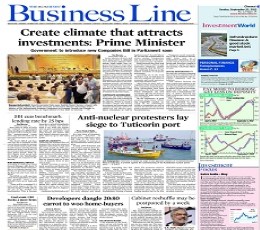 Read Todays Business Line Epaper