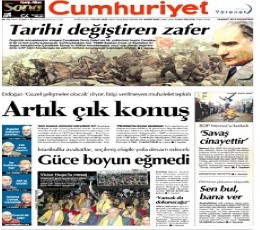 Read Todays Cumhuriyet Epaper