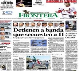 Read Todays Frontera Epaper