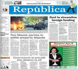 Read Todays Republica Epaper