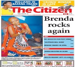 Read Todays The Citizen Epaper